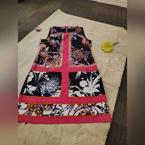 Adrianna Papell Multicolor Floral Dress